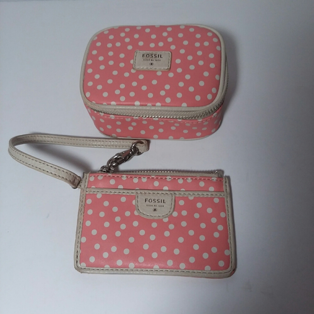 Fossil Wristlet and Jewelry Case